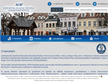 Tablet Screenshot of kancelariaradcowprawnych.pl
